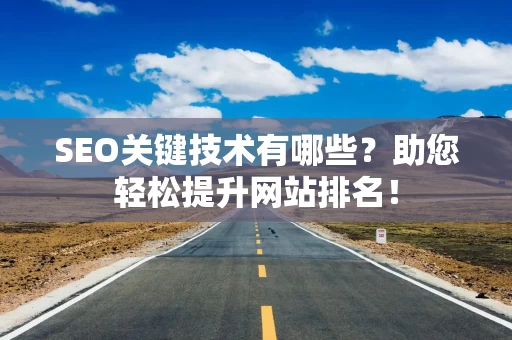 SEO关键技术有哪些？助您轻松提升网站排名！