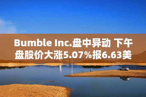 Bumble Inc.盘中异动 下午盘股价大涨5.07%报6.63美元