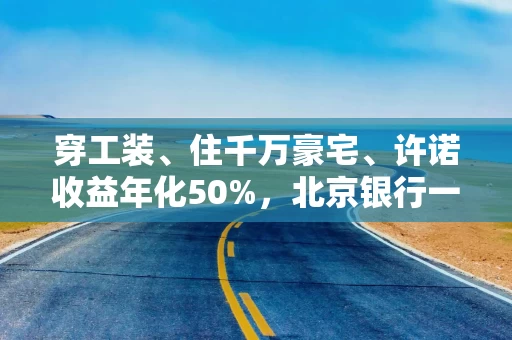 穿工装、住千万豪宅、许诺收益年化50%，北京银行一离职人员谎称仍在职“敛财”上亿，终获刑14年