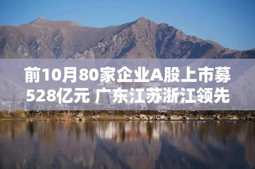 前10月80家企业A股上市募528亿元 广东江苏浙江领先