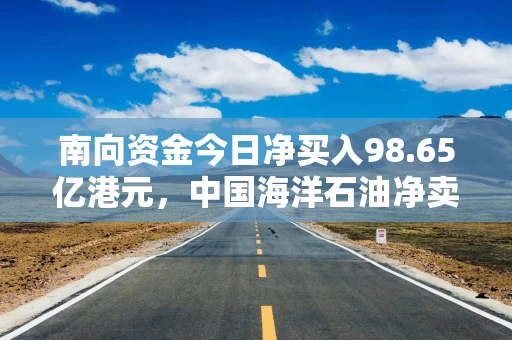 南向资金今日净买入98.65亿港元，中国海洋石油净卖出额居首