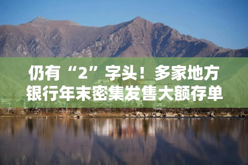 仍有“2”字头！多家地方银行年末密集发售大额存单 国有大行、上市银行也“混入”其中