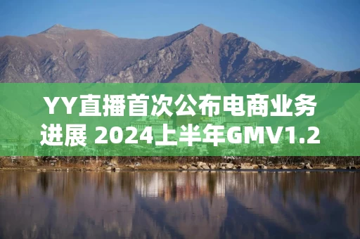 YY直播首次公布电商业务进展 2024上半年GMV1.2亿