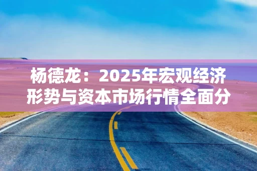 杨德龙：2025年宏观经济形势与资本市场行情全面分析