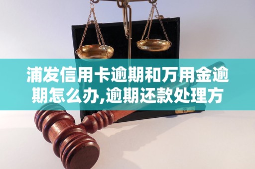 浦发信用卡逾期和万用金逾期怎么办,逾期还款处理     对比