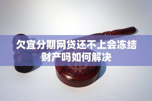 欠宜分期网贷还不上会冻结财产吗如何解决