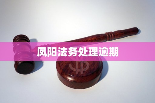 凤阳法务处理逾期