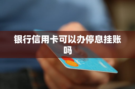 银行信用卡可以办停息挂账吗