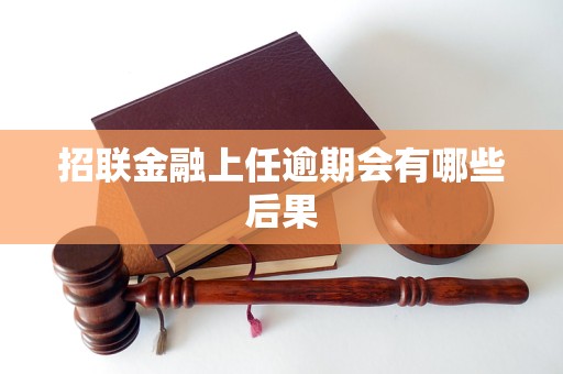 招联金融上任逾期会有哪些后果