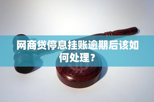 网商贷停息挂账逾期后该如何处理？