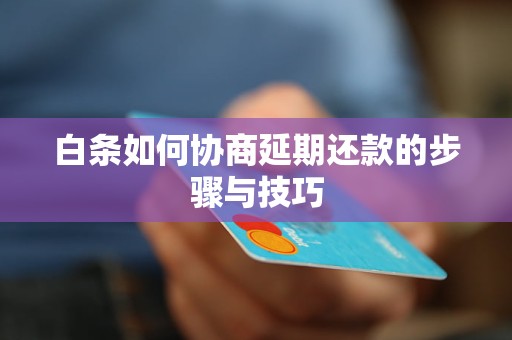 白条如何协商延期还款的步骤与技巧