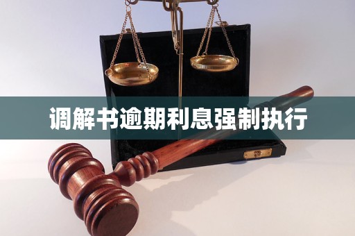 调解书逾期利息强制执行