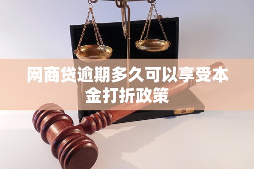 网商贷逾期多久可以享受本金打折政策