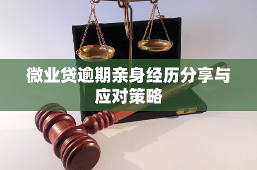 微业贷逾期亲身经历分享与应对策略