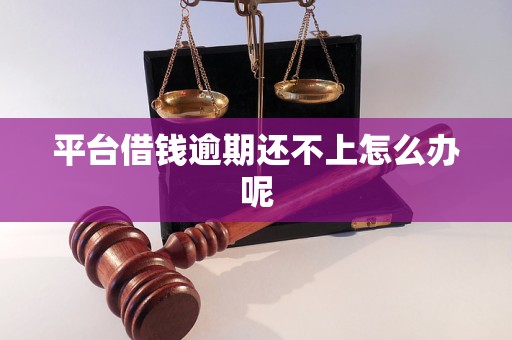 平台借钱逾期还不上怎么办呢